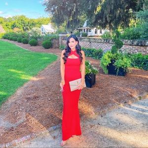 COPY - NBD x Revolve Red evening gown